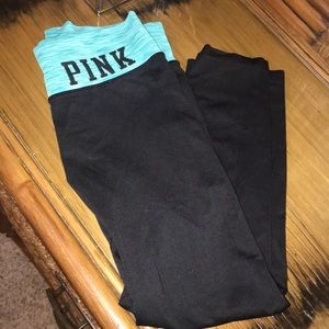 Pink Victoria’s Secret legging